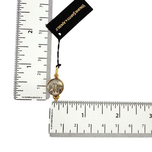 VIRGINS SAINTS & ANGELS VSA Piccolo Lucia Guardian Angels Charm in Gold - Picture 6 of 6